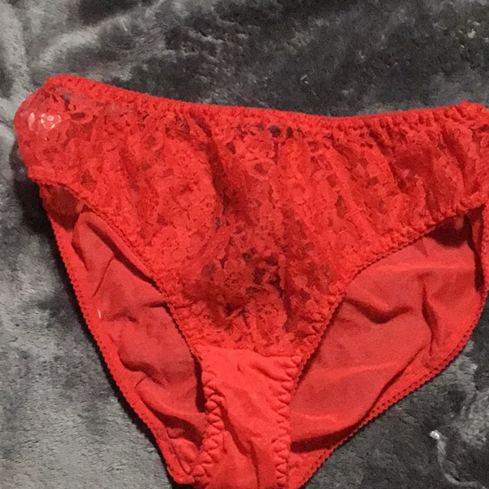 New Vintage Red Lace Panties❤️